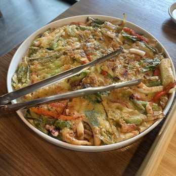 Modoo Hansang - Seafood Pancake - Korean Near Me - Bothell, Washington