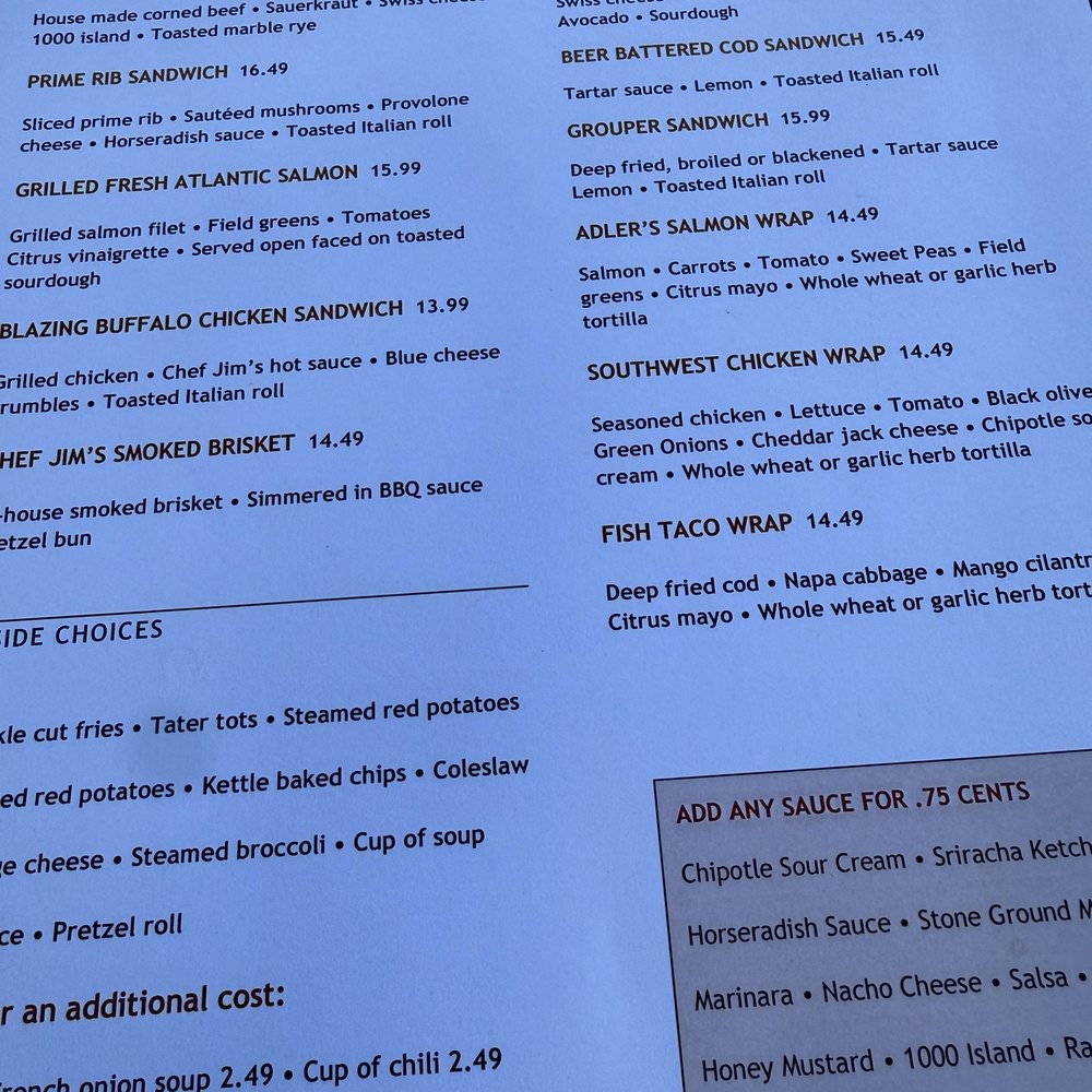RP Adler's Pub & Grill - Menu - Bars Near Me - Madison, Wisconsin RP Adler's Pub & Grill - Menu - Bars Near Me - Madison, Wisconsin