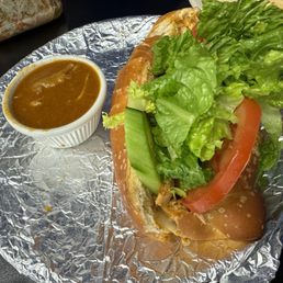 Chicken sandwich. Chicken sandwich.