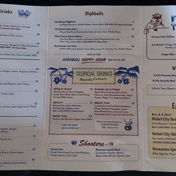 Nickel City - Menu - Dive Bars Near Me - Austin, Texas Nickel City - Menu - Dive Bars Near Me - Austin, Texas