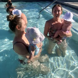 Floaty Swim School - Our Parent & Me classes are always fun, developmental, social and focussed on water safety. Reach out to learn more!