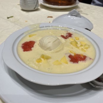 The Mandarin - Mango cream + sorbet dessert - Chinese Near Me - Menlo Park, California The Mandarin - Mango cream + sorbet dessert - Chinese Near Me - Menlo Park, California