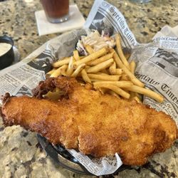 19th Hole Snack Bar - Fish and Chips (delicious)