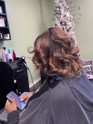 Blowouts and cut - This service is guaranteed to leave you hair bouncy and silky. Blowouts and cut - This service is guaranteed to leave you hair bouncy and silky.