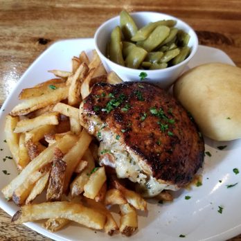 Yo' Mama's - Meal of the day - Grilled pork chop stuffed with gouda and bacon - Gluten-Free Near Me - Birmingham, Alabama
