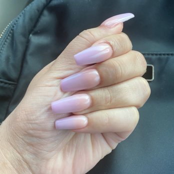 Circle A Nails And Spa - Lavender french ombré - Nail Salons Near Me - Redlands, California Circle A Nails And Spa - Lavender french ombré - Nail Salons Near Me - Redlands, California