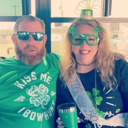 Black Diamond Limo Party Bus OKC - Happy 50th and St Paddy's Day Courtney !!