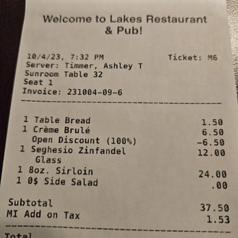 Lakes Restaurant & Pub - Bill - New American Near Me - Fremont, Michigan Lakes Restaurant & Pub - Bill - New American Near Me - Fremont, Michigan