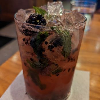 Nick's On State - Black and blue mojito - New American Near Me - Carlsbad, California Nick's On State - Black and blue mojito - New American Near Me - Carlsbad, California