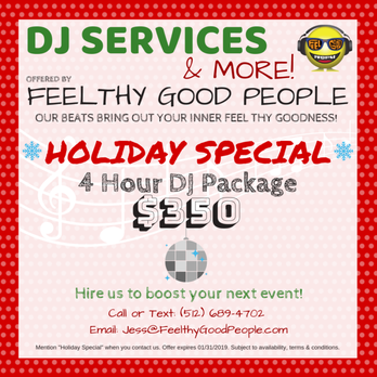 Eclectic Beats DJ Services - Our Holiday special. Reserve your date today :) - DJs Near Me