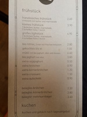 Menu photo 2 Kaffeebud Ehrenfeld Cologne, NW Menu photo 2 Kaffeebud Ehrenfeld Cologne, NW