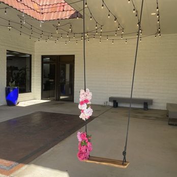 Rustique Salon - They have this adorable swing out front. Perfect for an instagram shot. - Hair Salons Near Me - Fair Oaks, California