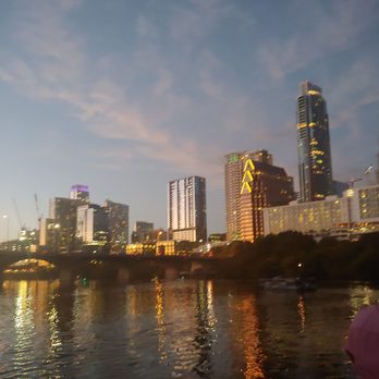 Capital Cruises - Sunset on Colorado River Austin TX w/ Capital Cruises - Boat Charters Near Me - Austin, Texas