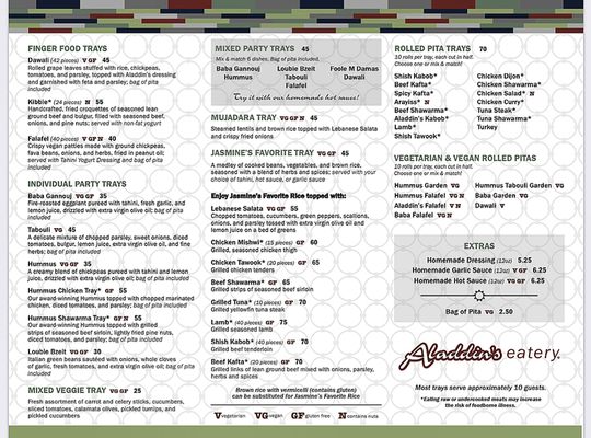 Menu photo 7 Aladdin's Eatery Cranberry Township, PA Menu photo 7 Aladdin's Eatery Cranberry Township, PA