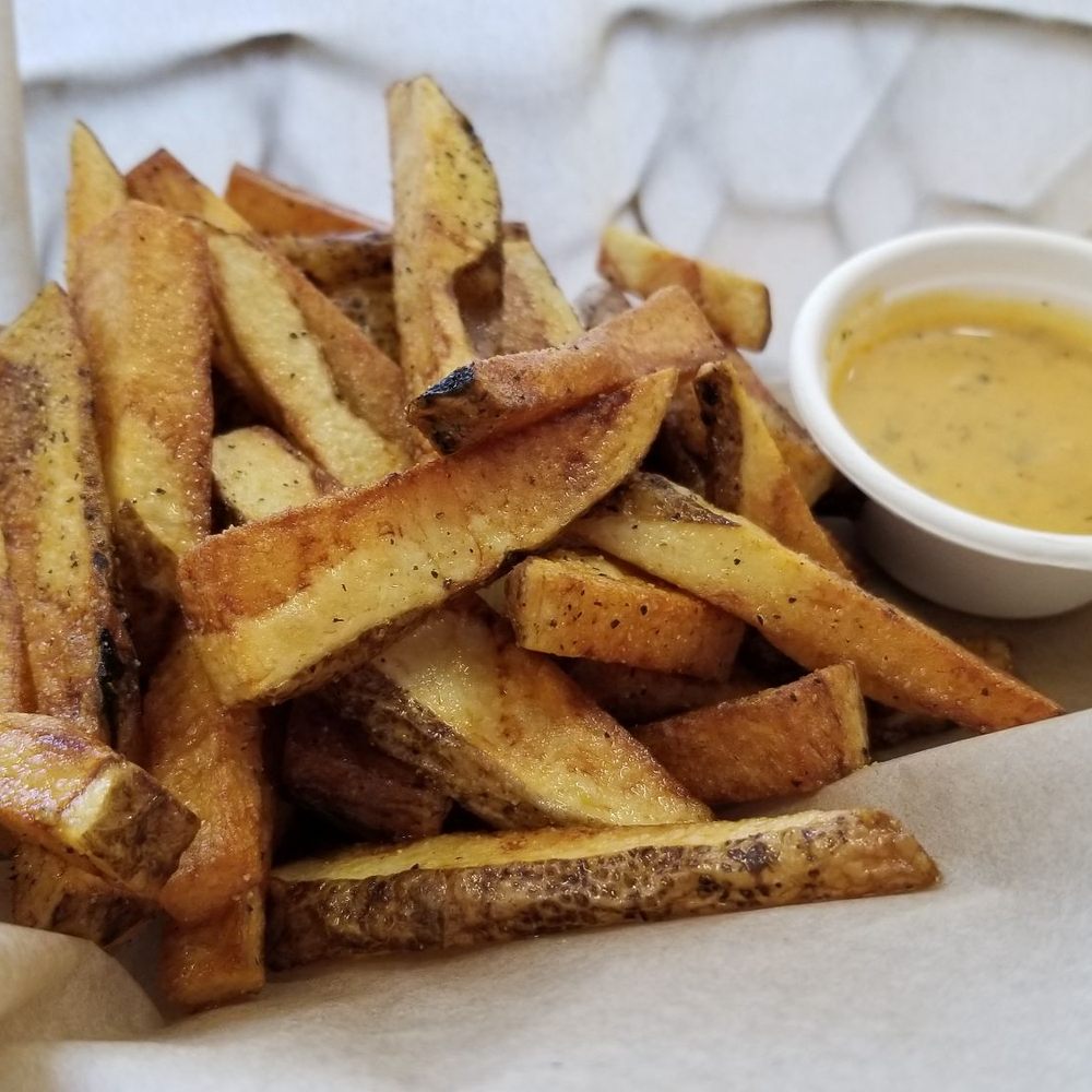 Nectarine Grove - Seasoned Fries - Amazing! - New American Near Me - Encinitas, California Nectarine Grove - Seasoned Fries - Amazing! - New American Near Me - Encinitas, California