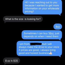My current messages with the owner Jamal himself My current messages with the owner Jamal himself