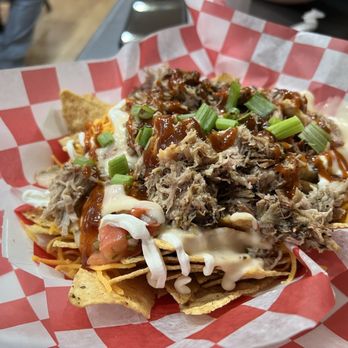 Thatcher Barbecue Company - Loaded pork nacho - Barbeque Near Me - Slade, Kentucky Thatcher Barbecue Company - Loaded pork nacho - Barbeque Near Me - Slade, Kentucky