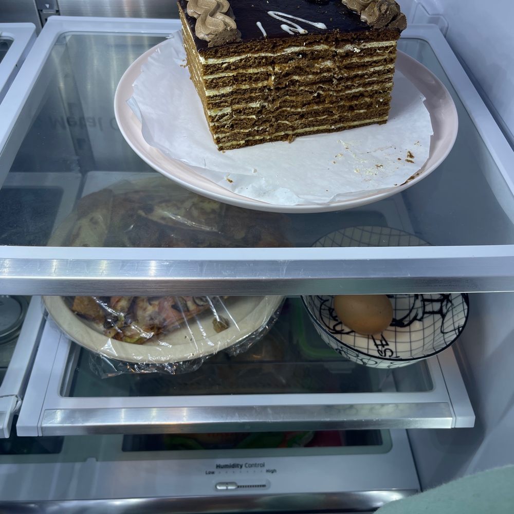 Tekniton - The cracked shelf they said they never did and it just broke over time. Techs don't care just throw and Shove in fridge - Electronics Repair Near Me - North Highlands, California