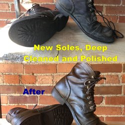 Charlotte Shoe Repair - New Soles and Cleaned and POlished
