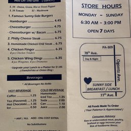 Menu Menu