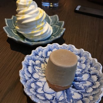 Aba - coffee kulfi (without nuts) and greek yogurt (complimentary - thank you!) - Mediterranean Near Me - Chicago, Illinois