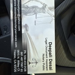 Dee's Mobile Notary Services - Great service