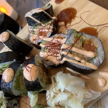 Beyond Sushi - Spicy Jackfruit Crab roll - Sushi Bars Near Me - New York, New York Beyond Sushi - Spicy Jackfruit Crab roll - Sushi Bars Near Me - New York, New York
