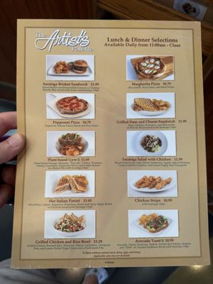 Menu photo 3 The Artist's Palette Lake Buena Vista, FL Menu photo 3 The Artist's Palette Lake Buena Vista, FL