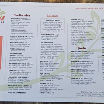 Melo's Italian Table - Pasta Shops Near Me - Walnut Creek, California Melo's Italian Table - Pasta Shops Near Me - Walnut Creek, California