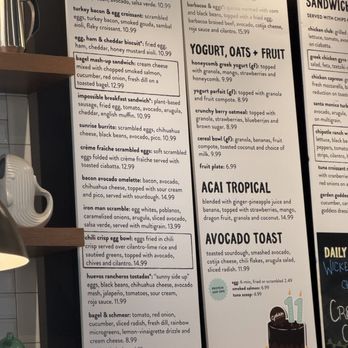 Goddess and the Baker, 33 S Wabash-Millennium Park - Menu 5/22/26 - Coffee & Tea Near Me - Chicago, Illinois