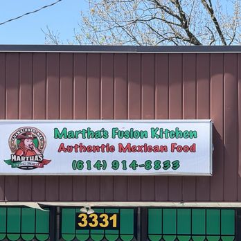 Martha's Fusion Kitchen - Sign of business - Pizza Near Me - Columbus, Ohio