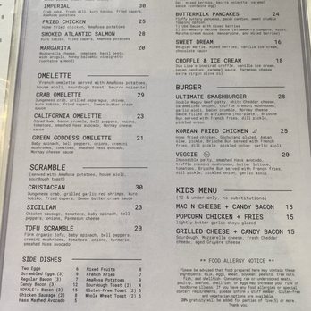 The Royale - Menu - Breakfast & Brunch Near Me - Pleasant Hill, California The Royale - Menu - Breakfast & Brunch Near Me - Pleasant Hill, California
