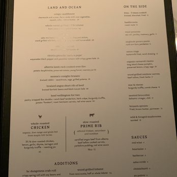 Elisa - Menu - Steakhouses Near Me - Vancouver, British Columbia