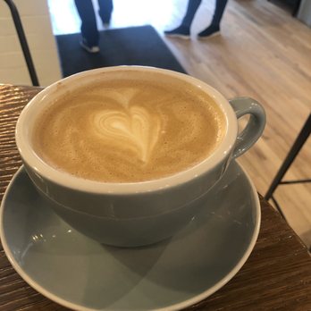 Coffee Lab & Roasters - Lavender Latte with oat milk - Coffee & Tea Near Me - Chicago, Illinois