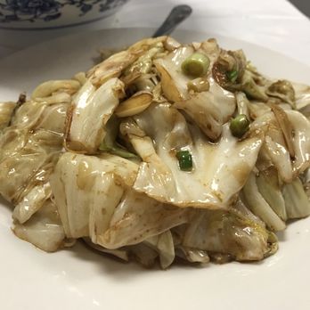 Chen's Restaurant - Stir fried cabbage $9. A good veggie dish for le fibers. - Szechuan Near Me - Plano, Texas