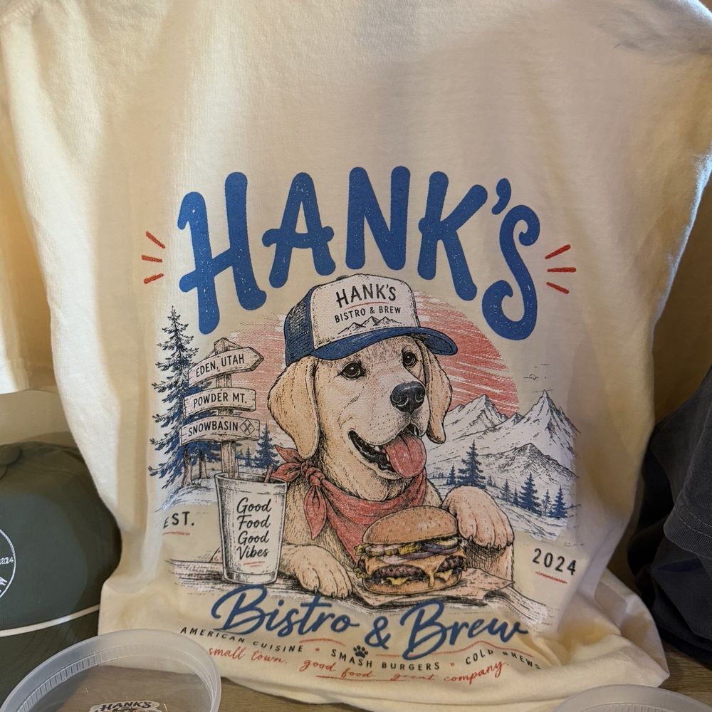 Hank’s Bistro and Brew - Merchandise - Burgers Near Me - Eden, Utah Hank’s Bistro and Brew - Merchandise - Burgers Near Me - Eden, Utah
