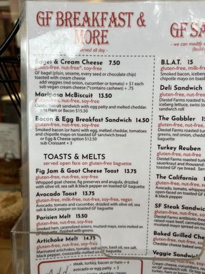 Menu photo 7 Mariposa Baking Company Oakland, CA