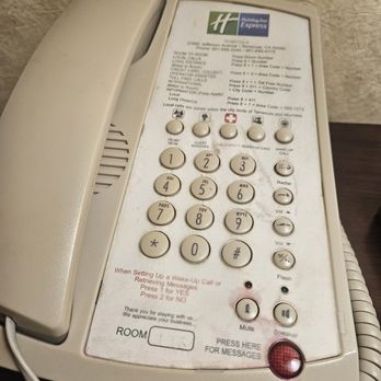 Holiday Inn Express Temecula - Free lipstick on the phone keypad.   Yuck! - Hotels Near Me - Temecula, California