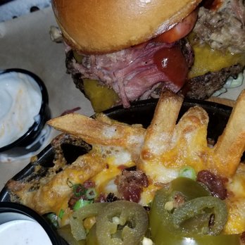 Chili's - Boss burger and fries shot - American Near Me - Orland Park, Illinois