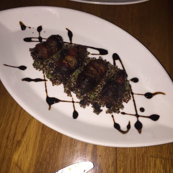 Traif - Bacon wrapped dates stuffed with blue cheese - New American Near Me - Brooklyn, New York Traif - Bacon wrapped dates stuffed with blue cheese - New American Near Me - Brooklyn, New York