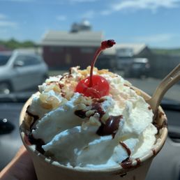 Coffee Oreo sundae