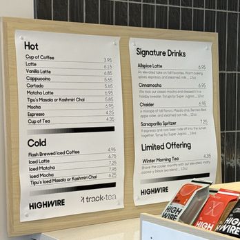 Highwire - Menu - Coffee Roasteries Near Me - Oakland, California Highwire - Menu - Coffee Roasteries Near Me - Oakland, California