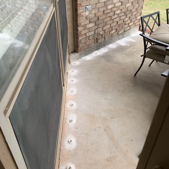Western Pest Control - Drilled holes - Pest Control Near Me - Yukon, Oklahoma