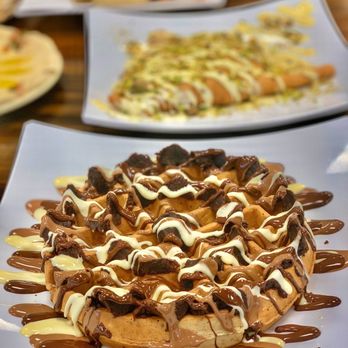 Busy Boy Cafe' - Brownie waffle - Creperies Near Me - Houston, Texas