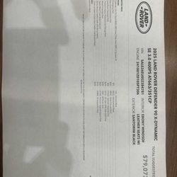 Land Rover Southwest Houston - options list
