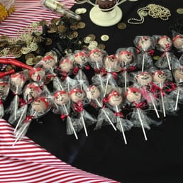 Loved the pirate theme cake pops I ordered from luscious lovelies!!! Loved the pirate theme cake pops I ordered from luscious lovelies!!!