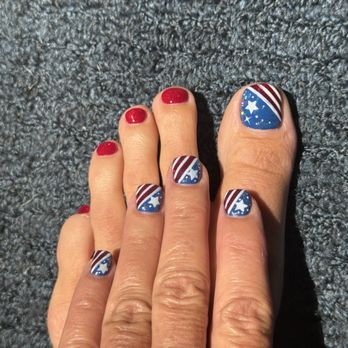Kk Nails And Spa - Ready for the 4th! - Nail Salons Near Me - Tustin, California Kk Nails And Spa - Ready for the 4th! - Nail Salons Near Me - Tustin, California