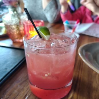 Taverna Veranda - Strawberry Jalapeno Margarita - Mediterranean Near Me - Edgewater, New Jersey