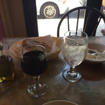 Panza - Fresh bread, wine and window seat...perfect. - Italian Near Me - Boston, Massachusetts