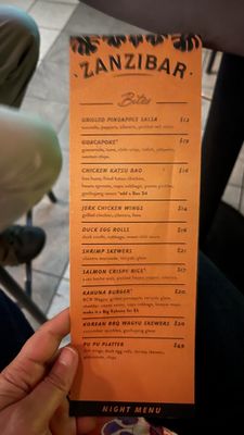 Menu photo 3 Zanzibar Austin, TX Menu photo 3 Zanzibar Austin, TX